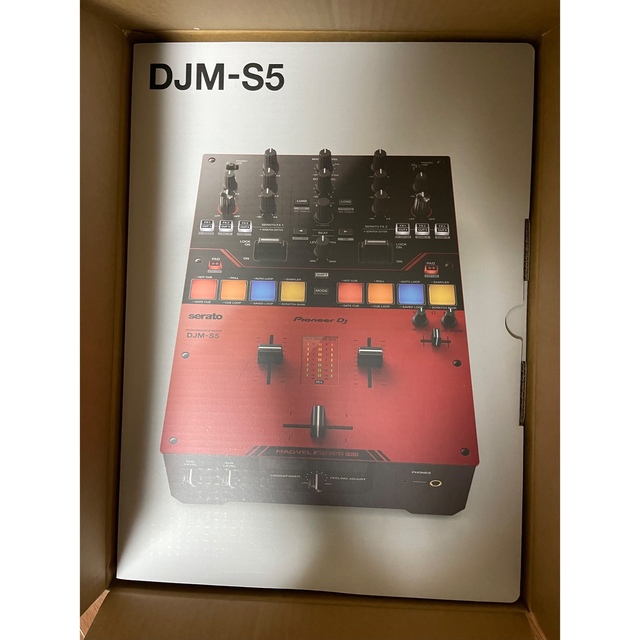 Pioneer(パイオニア)のpioneer djm s5  oyaide ケーブル付き 楽器のDJ機器(DJミキサー)の商品写真