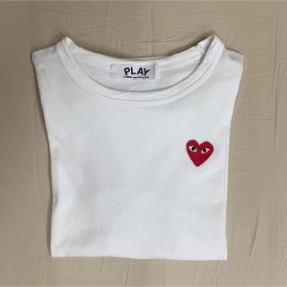 コムデギャルソン(COMME des GARCONS)のコムデギャルソン　PLAYシャツ　レディースL(カットソー(半袖/袖なし))