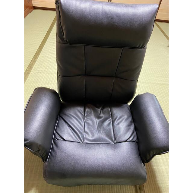 リクライニングチェア　座椅子　リモコン収納付　肘付き インテリア/住まい/日用品の椅子/チェア(座椅子)の商品写真
