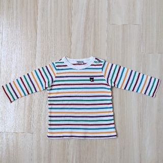 ダブルビー(DOUBLE.B)の【DOUBLE.B】カラフルボーダーシャツ 80(Ｔシャツ)