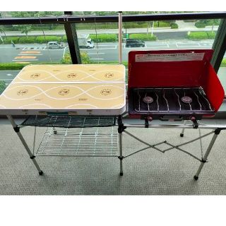Coleman - コールマン ツーバーナーとオールインワンキッチン
