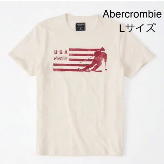 Abercrombie&Fitch(アバクロンビーアンドフィッチ)の★Abercrombie 大人気のUS限定Coca-Colaコラボプリント半袖T メンズのトップス(Tシャツ/カットソー(半袖/袖なし))の商品写真