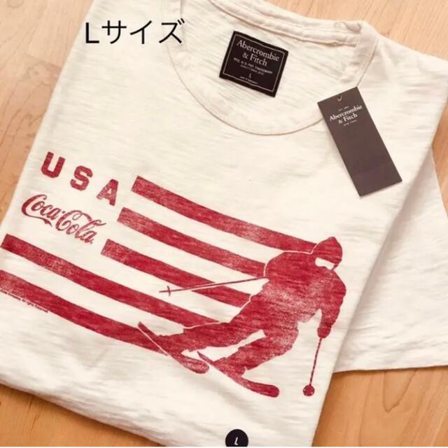 Abercrombie&Fitch(アバクロンビーアンドフィッチ)の★Abercrombie 大人気のUS限定Coca-Colaコラボプリント半袖T メンズのトップス(Tシャツ/カットソー(半袖/袖なし))の商品写真