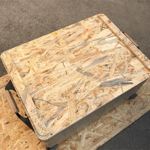 ★スノーピーク シェルフコンテナ50 専用天板 オリジナル作製テーブル キャンプ スポーツ/アウトドアのアウトドア(テーブル/チェア)の商品写真