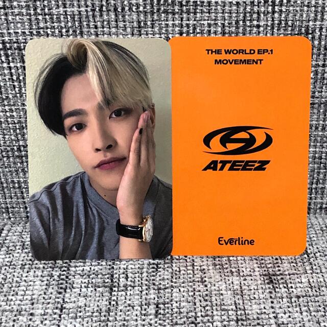 ATEEZ everline ポップアップ スタンプイベントトレカ ホンジュン