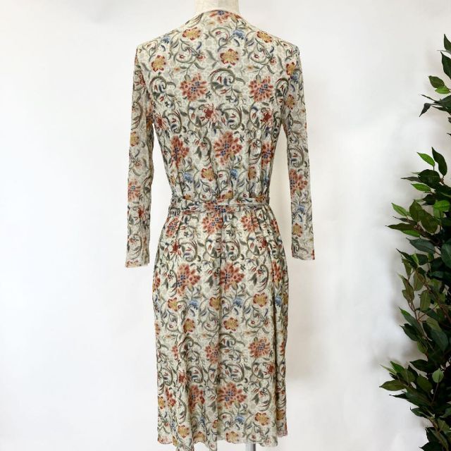 VIVIENNE TAM ボタニカル柄 ラップワンピース 11528 | eloit.com