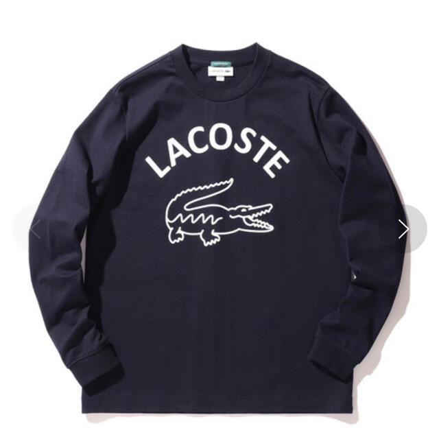 LACOSTE × BEAMS / 別注 ビッグ ワニ ロングスリーブ Tシャツ