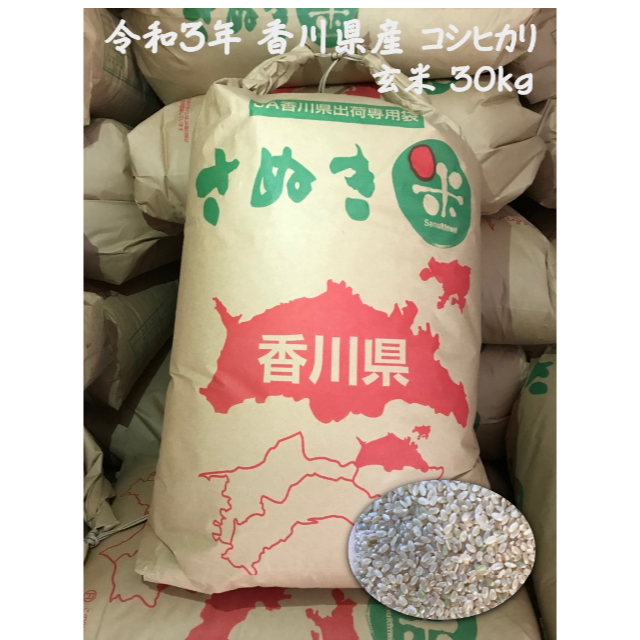 ふるさと納税 令和5年地域ブランド有機米「こんちゃん農園の水主米(みずしまい)」30kg（玄米） 香川県東かがわ市 