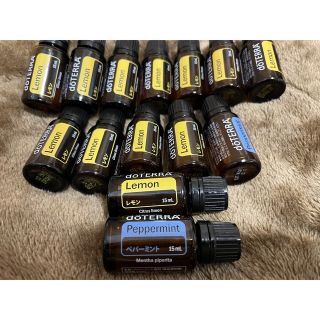 ドテラ(doTERRA)のドテラ　レモン12本　ペパーミント2本(アロマオイル)