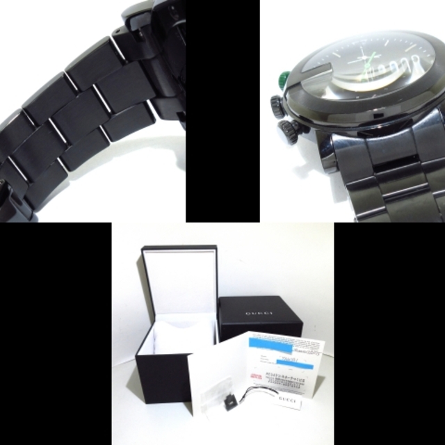 グッチ 腕時計 Gクロノ 101M/YA101331 黒