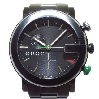 グッチ(Gucci)のグッチ 腕時計 Gクロノ 101M/YA101331 黒(その他)