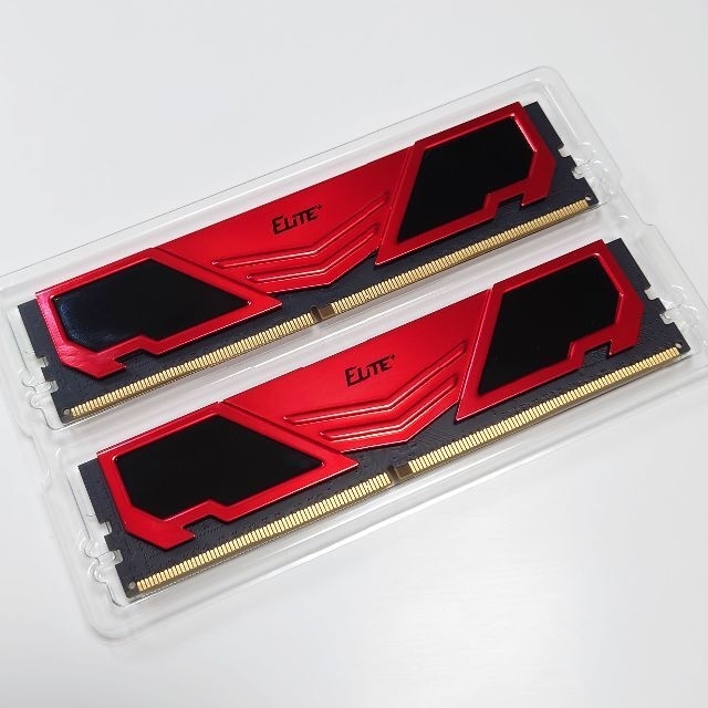 TEAM ELITE 32GB (16GBx2) DDR4-3200 (316 スマホ/家電/カメラのPC/タブレット(PCパーツ)の商品写真