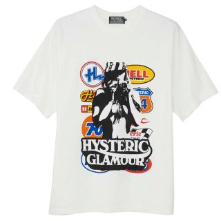 ヒステリックグラマー(HYSTERIC GLAMOUR)のCAR LOGO CAMERA GIRL Tシャツ(Tシャツ/カットソー(半袖/袖なし))