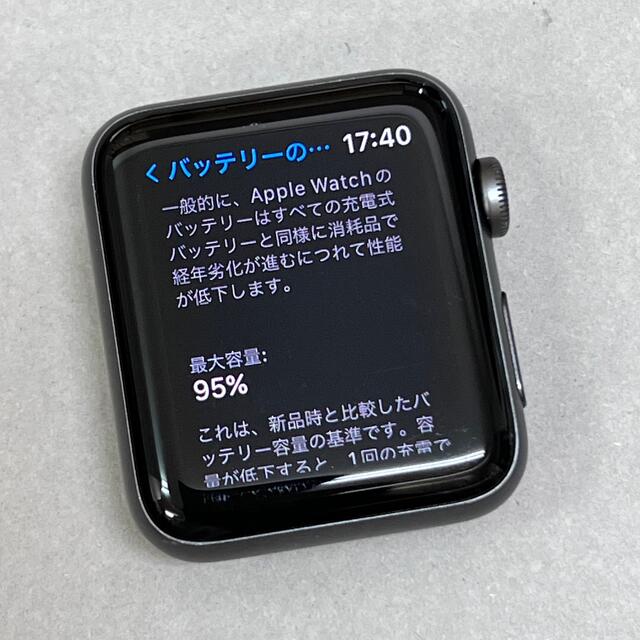 W596 Apple Watch Series3 42mm アルミ GPSモデル