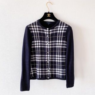 バーバリー(BURBERRY) チェック カーディガン(レディース)の通販 100点 ...