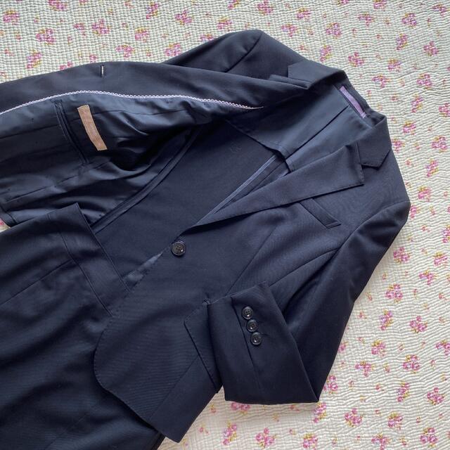 AOKI(アオキ)のレミュー スカートスーツ S W64 黒 就活 面接 未使用に近い DMW OL レディースのフォーマル/ドレス(スーツ)の商品写真