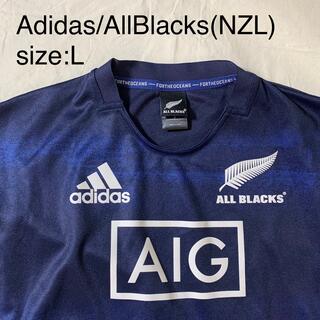 アディダス(adidas)のAdidas/AllBlacks(NZL)ビンテージアスレチックTシャツ(Tシャツ/カットソー(半袖/袖なし))