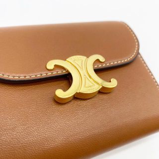 週末までで削除✩.*˚CELINE トリオンフ折財布