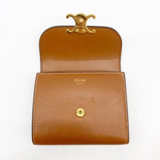 週末までで削除✩.*˚CELINE トリオンフ折財布