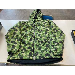 アベイシングエイプ(A BATHING APE)のAPE ABC CAMO ダウン L(ダウンジャケット)