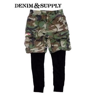 デニムアンドサプライラルフローレン(Denim & Supply Ralph Lauren)のデニム＆サプライレギンス付きヴィンテージショートパンツ ds66(その他)