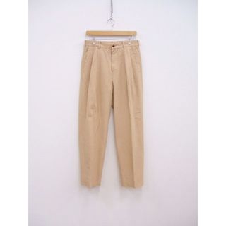 MAATEE & SONS 2P 弱テーパード CHINO TROUSERS GARMENT DYED MT2103-0204A チノパンツ ベージュ マーティーアンドサンズ【中古】2-0810M♪(チノパン)