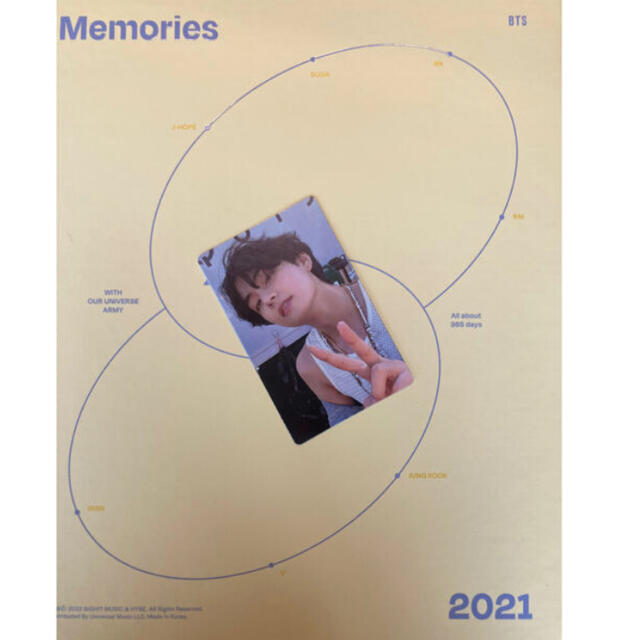 防弾少年団(BTS)(ボウダンショウネンダン)のBTS Memories of 2021 メモリーズ トレカ テヒョン テテ V エンタメ/ホビーのタレントグッズ(アイドルグッズ)の商品写真
