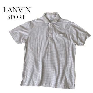 ランバン(LANVIN)のLANVIN SPORT ランバンスポール比翼仕立て  上品ポロシャツ(ポロシャツ)