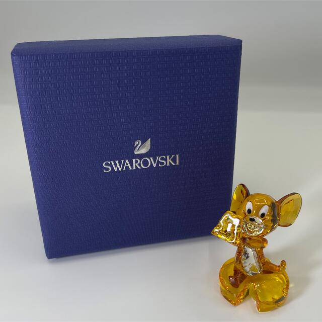 SWAROVSKI(スワロフスキー)のスワロフスキー　ジェリー　クリスタル　オブジェ　トムアンドジェリー インテリア/住まい/日用品のインテリア小物(置物)の商品写真