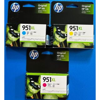 ヒューレットパッカード(HP)のHP プリンター 純正インク ３色(PC周辺機器)