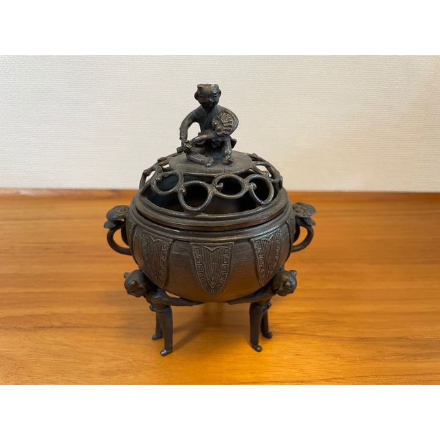 香炉 蝋型鋳物原型師　須賀月芳 高岡銅器のサムネイル