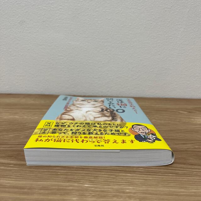 今泉先生教えて！一度は猫に聞いてみたい１００のこと 誰もが知りたかった猫の行動図 エンタメ/ホビーの本(住まい/暮らし/子育て)の商品写真