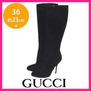 スエード Gucci 36(約23cm)の通販 by 中古ブランド靴専門 MY Destiny