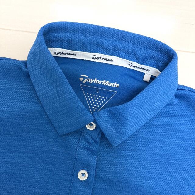 テーラーメイド　レディース　ゴルフウェア　半袖ポロシャツ　ブルー　S