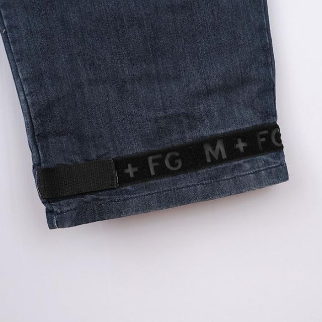 MARITHE + FRANCOIS GIRBAUD(マリテフランソワジルボー)の90sマリテフランソワジルボー超極太シャトルパンツネイビーデニムW40青紺黒 メンズのパンツ(デニム/ジーンズ)の商品写真