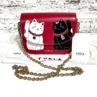 フルラ(Furla)の専用　FURLA フルラ リトル キャッツ バッグ チェーン 招き猫  赤(ショルダーバッグ)