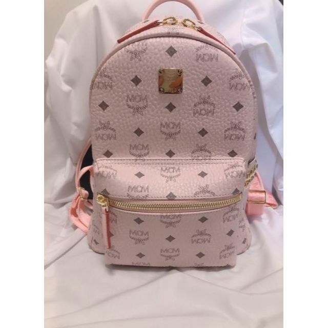 廃盤カラー・明日カノゆあ着用】MCM リュック Sサイズ パウダーピンク 廃盤カラー・明日カノゆあ着用】MCM リュック Sサイズ パウダーピンク
