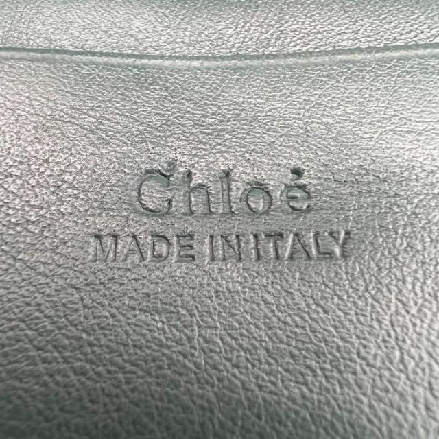 Chloe(クロエ)のChloe ショルダーウォレット 長財布 フェイ チェーン ブルー スエード レディースのバッグ(ショルダーバッグ)の商品写真