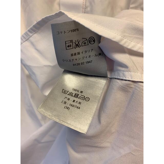 正規 Dior Homme ディオールオム ステッチ ドレスシャツ