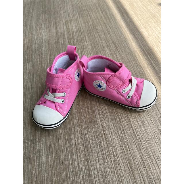 CONVERSE(コンバース)のコンバースベビー　ピンク13cm キッズ/ベビー/マタニティのベビー靴/シューズ(~14cm)(スニーカー)の商品写真