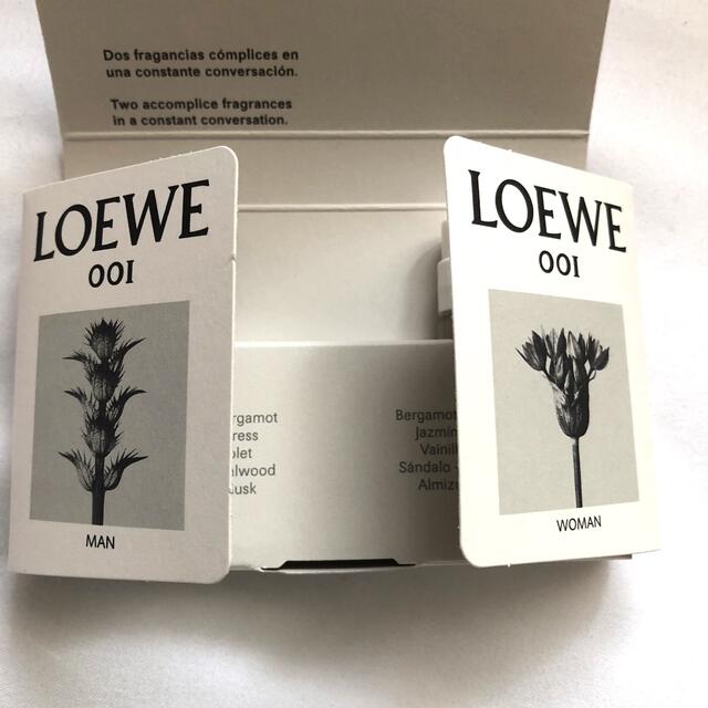 LOEWE(ロエベ)の新品！LOEWE オードゥパルファン マン＆ウーマン サンプルセット コスメ/美容の香水(ユニセックス)の商品写真