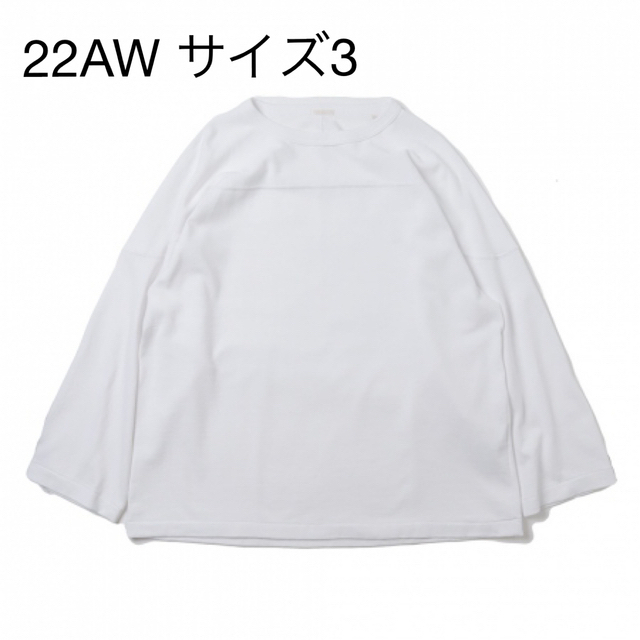 メンズcomoli 22AW フットボールT W03-05007 サイズ3