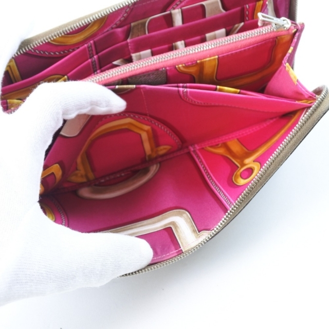 HERMES】エルメス アザップシルクイン ヴォーエプソン □M レディース