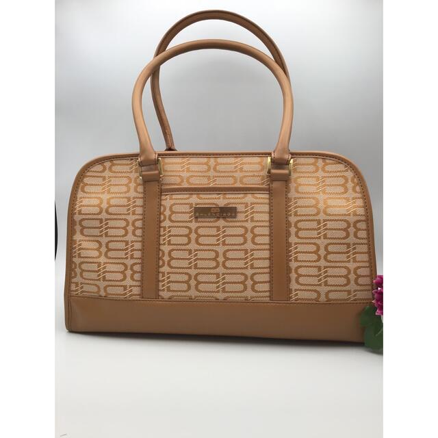 BALENCIAGA BB バレンシアガ ハンド ボストンバッグ キャメル brad