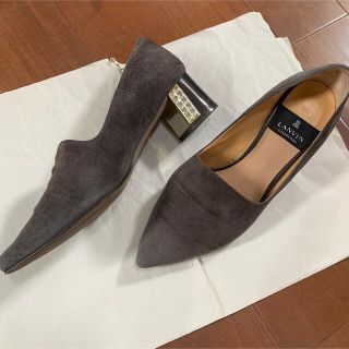 ランバン(LANVIN)のランバン　パンプス　22.5 グレー(ハイヒール/パンプス)