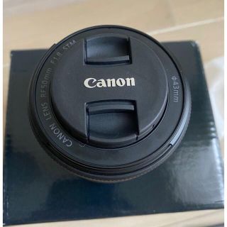 キヤノン(Canon)のコハル様専用　ミラーレスレンズ　Canon RF F1.8 STM 箱付き(レンズ(ズーム))