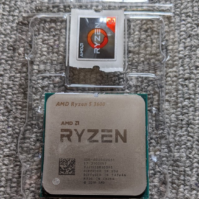 AMD Ryzen5 3600 CPU 本体のみ