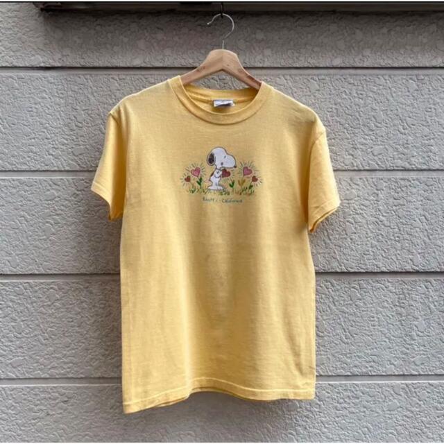 90s USA製 スヌーピー PEANUT プリントTシャツ vintage レディースのトップス(Tシャツ(半袖/袖なし))の商品写真