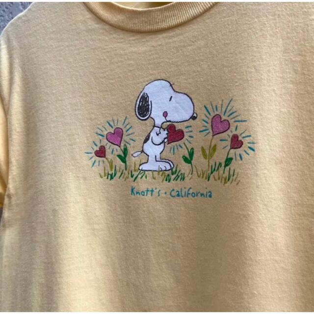 90s USA製 スヌーピー PEANUT プリントTシャツ vintage レディースのトップス(Tシャツ(半袖/袖なし))の商品写真