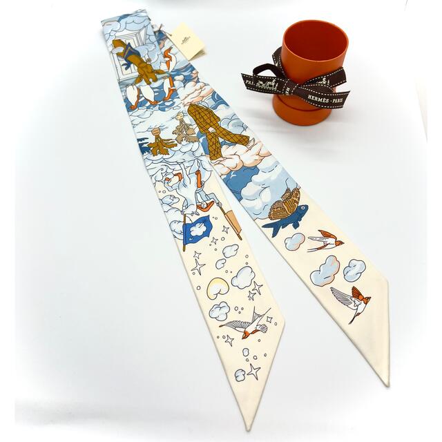 新品 2022AW 最新作 HERMES エルメス ツイリー 《雲の私